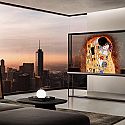LG представи първия в света безжичен прозрачен OLED телевизор